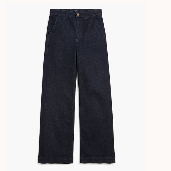 J crew Soft denim trouser in signature stretch - Picture 1 of 3